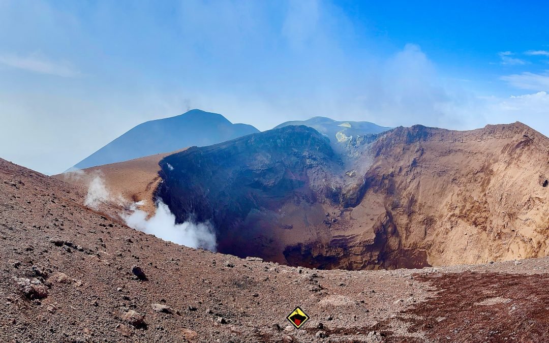 Excursion to the top of the Etna volcano