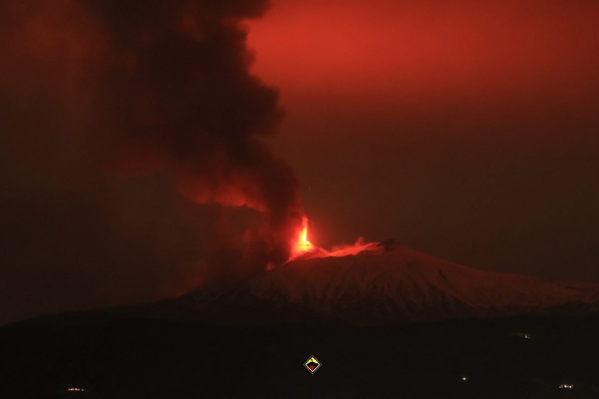 The last eruption of Etna from the South East crater