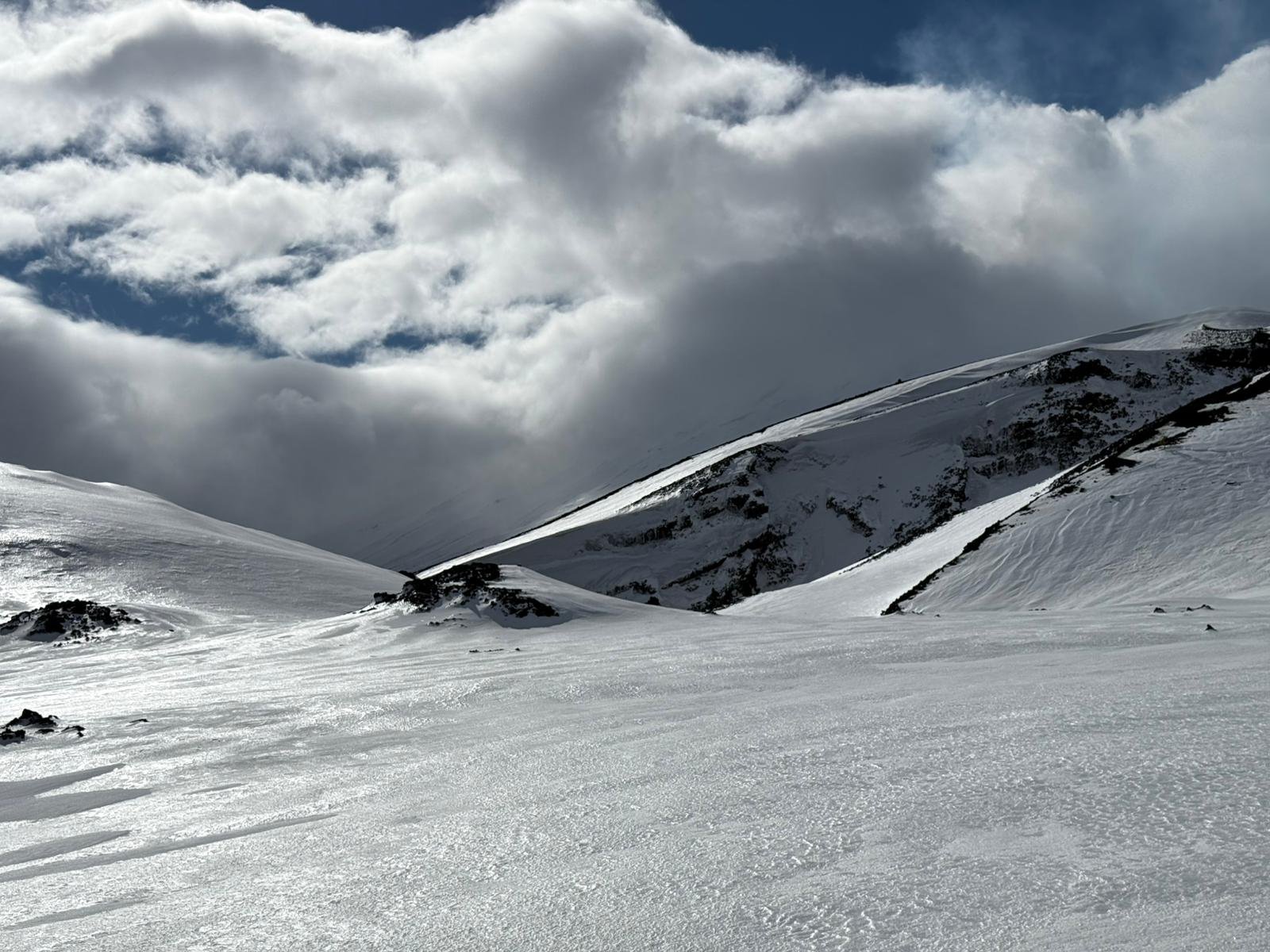 situazione neve sull'etna