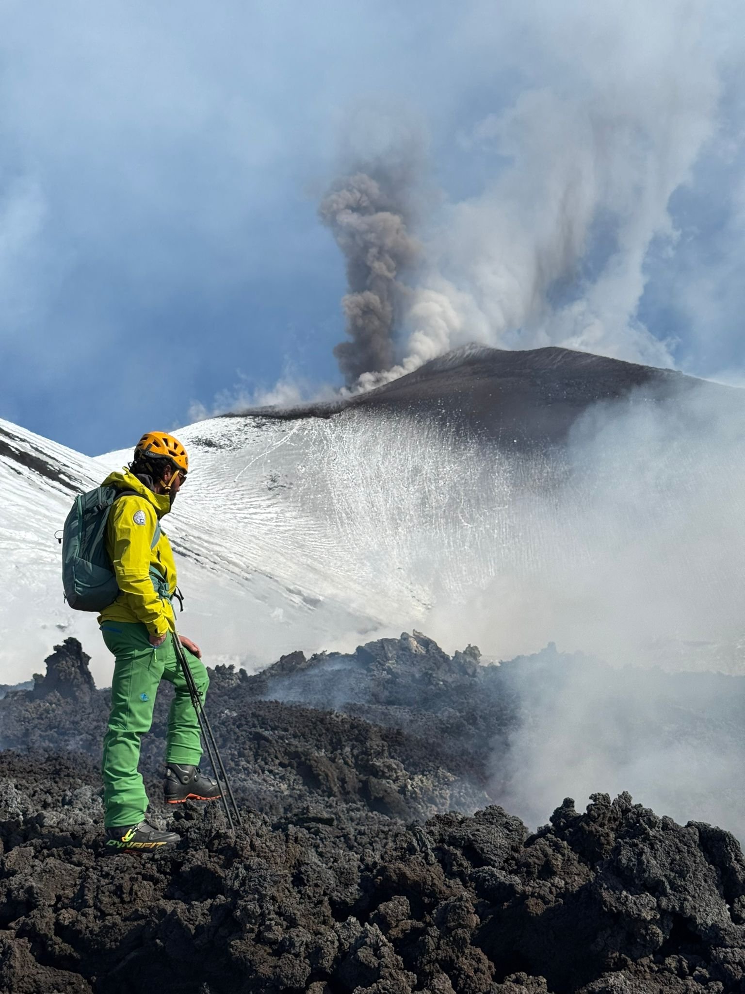 Esplosioni Eruzione Etna 9 febbraio 2025