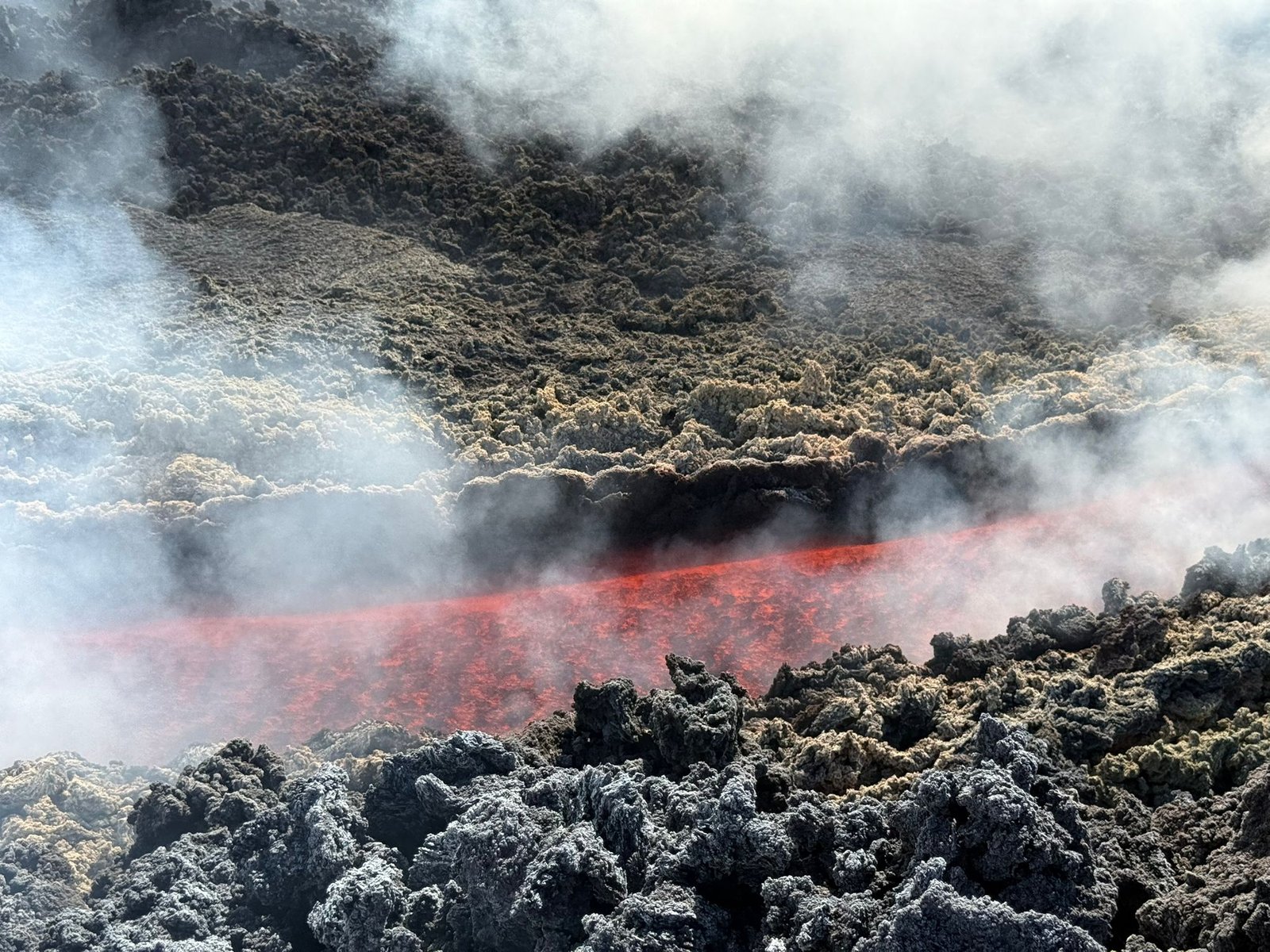 Lava Etna 9 febbraio 2025