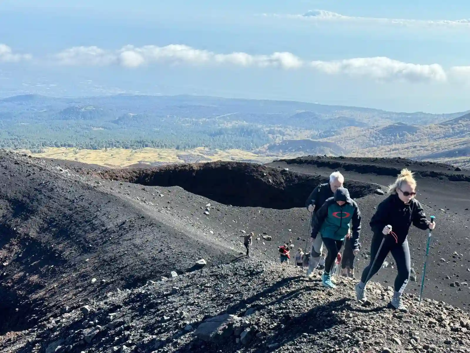 Ausflug Krater und Spalten Ätna 2