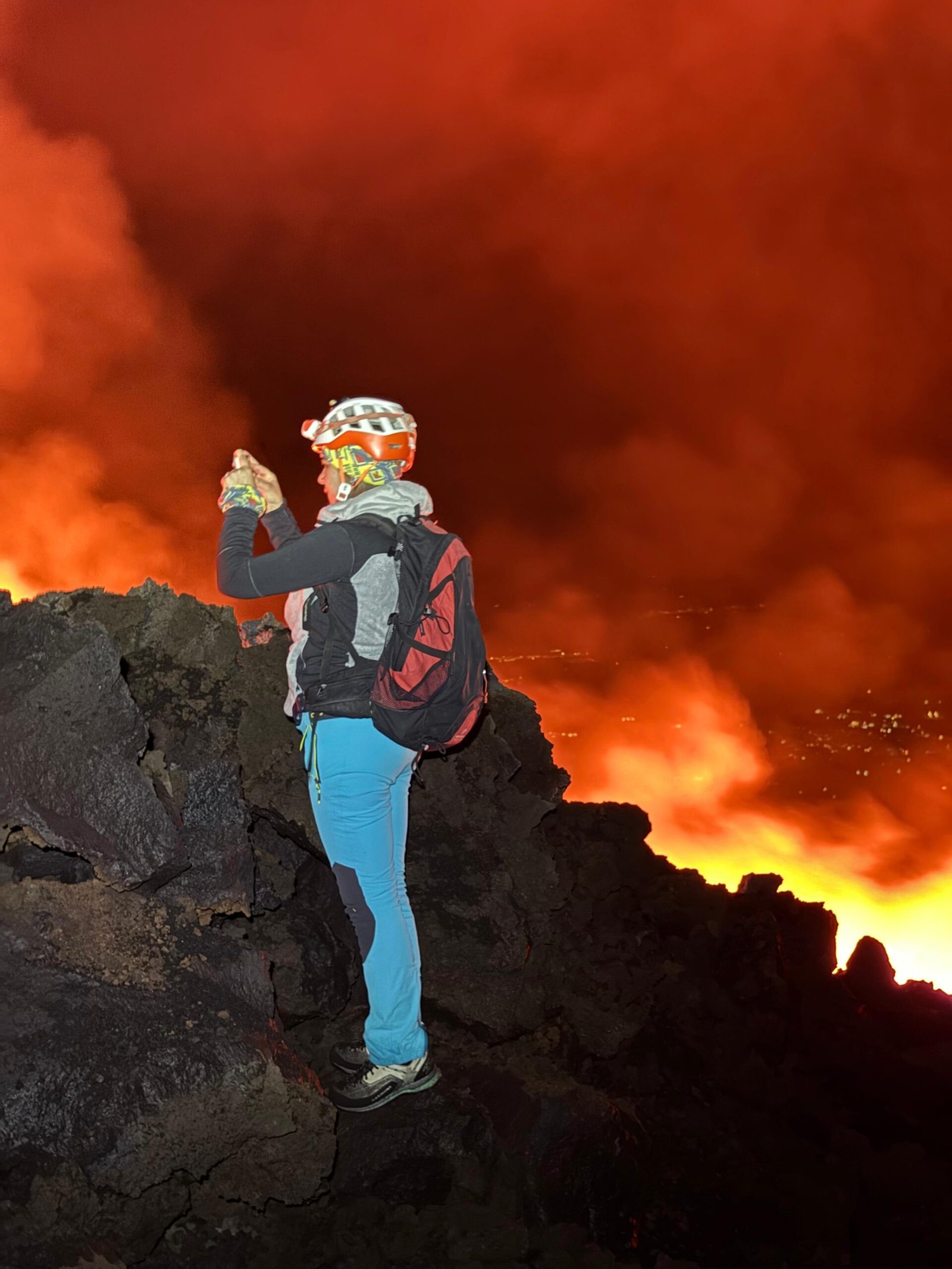 Excursion coucher du soleil coulée de lave Etna 3