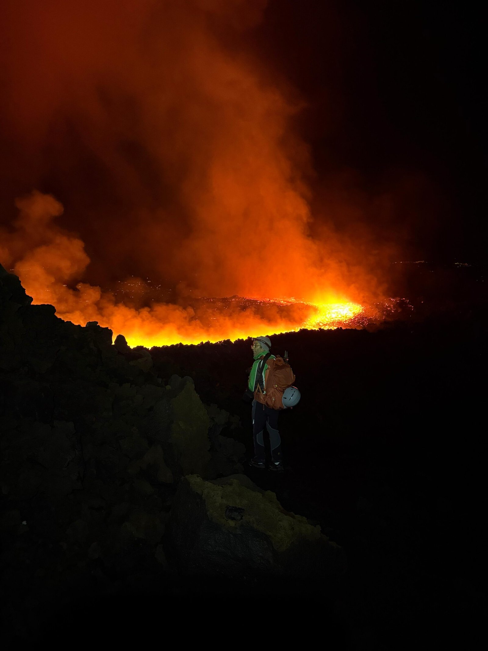Excursion coucher du soleil coulée de lave Etna 4